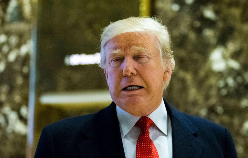 President-elect Donald Trump in the lobby of Trump Tower (Getty Images)